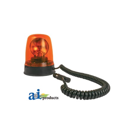 A & I Products Rotating Beacon, Amber, Magnetic Base 7.1" x7" x9.9" A-70027800